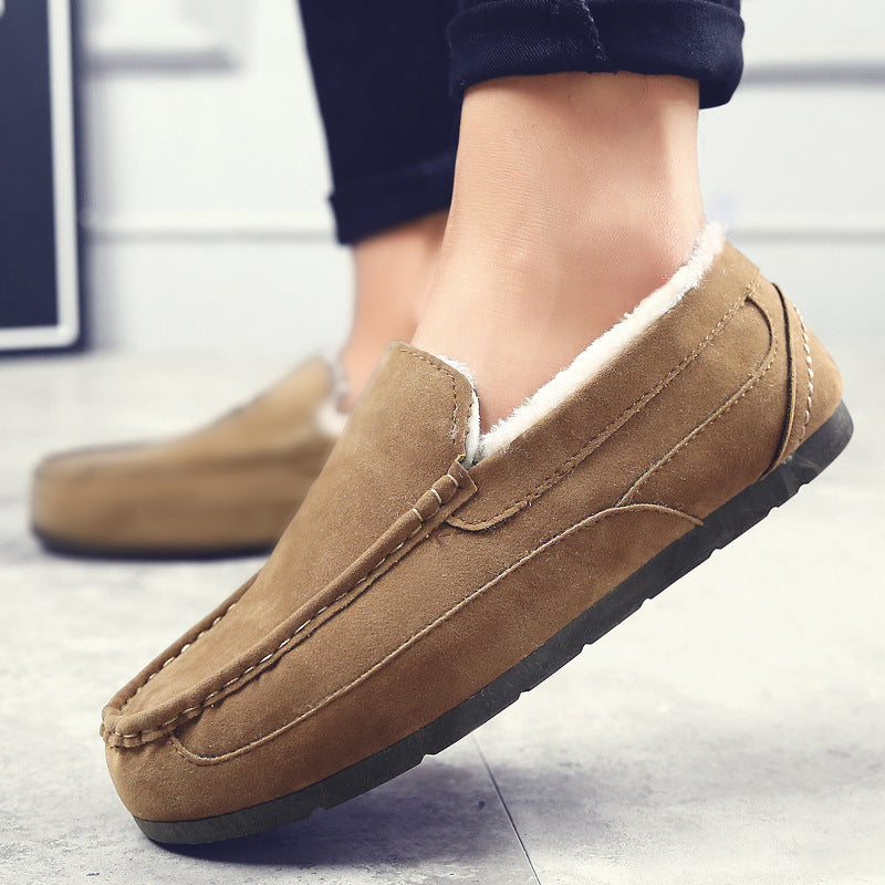 Chaussettes de jambe courtes pour hommes et chaussures décontractées.