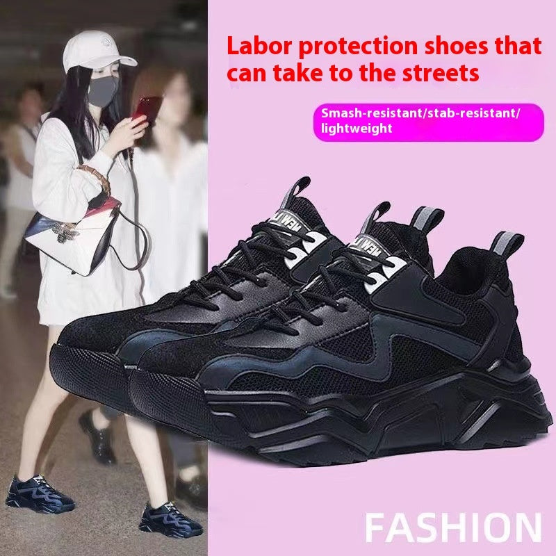 Chaussures de sécurité pour femmes à la mode et sûres.