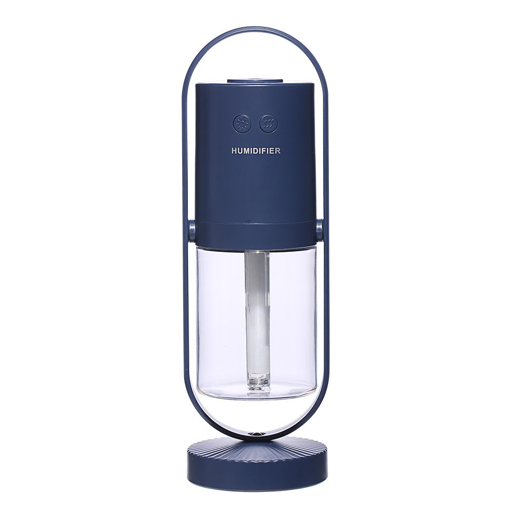 Humidificateur d'air USB Magic Shadow pour la maison avec projection de lumières nocturnes, créateur de brume ultrasonique, mini purificateur d'air de bureau.
