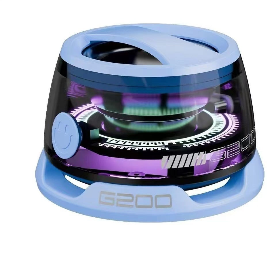 Haut-parleur Bluetooth portable G200 RGB Lighting Speaker BT5.3 Mini Sound Box 7 heures de lecture Support de téléphone magnétique