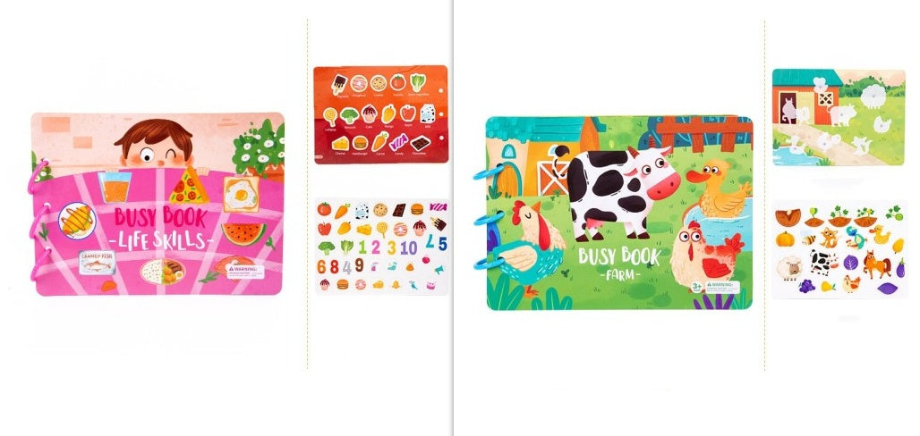 Livre d'activités pour enfants Jouets éducatifs Collage répété