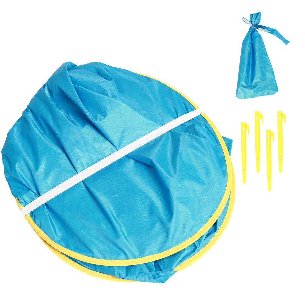 Tente de plage pour bébé, tente de camping extérieure pour enfants, facile à plier, imperméable, auvent de soleil, tente protégeant des UV.