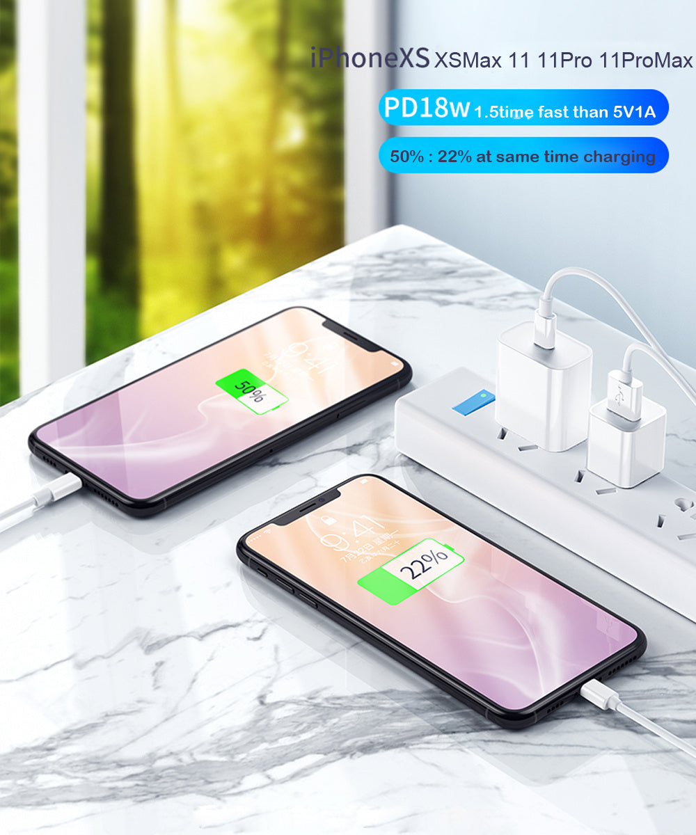 Câble de charge rapide PD18W Câble de données TYPE-C