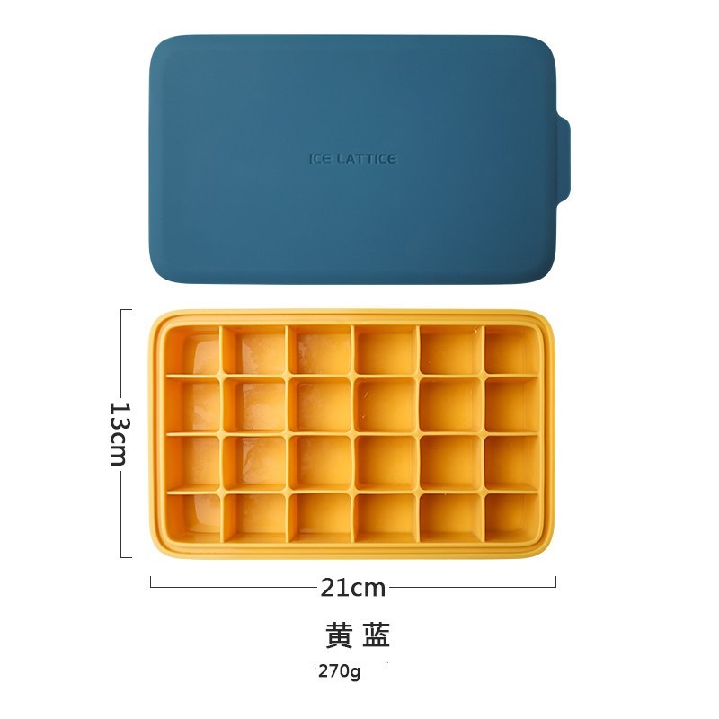 Moule à glace hexagonal 3D en silicone à 12 cavités, moule à glace à faire soi-même, boîte de rangement pour sorbetières
