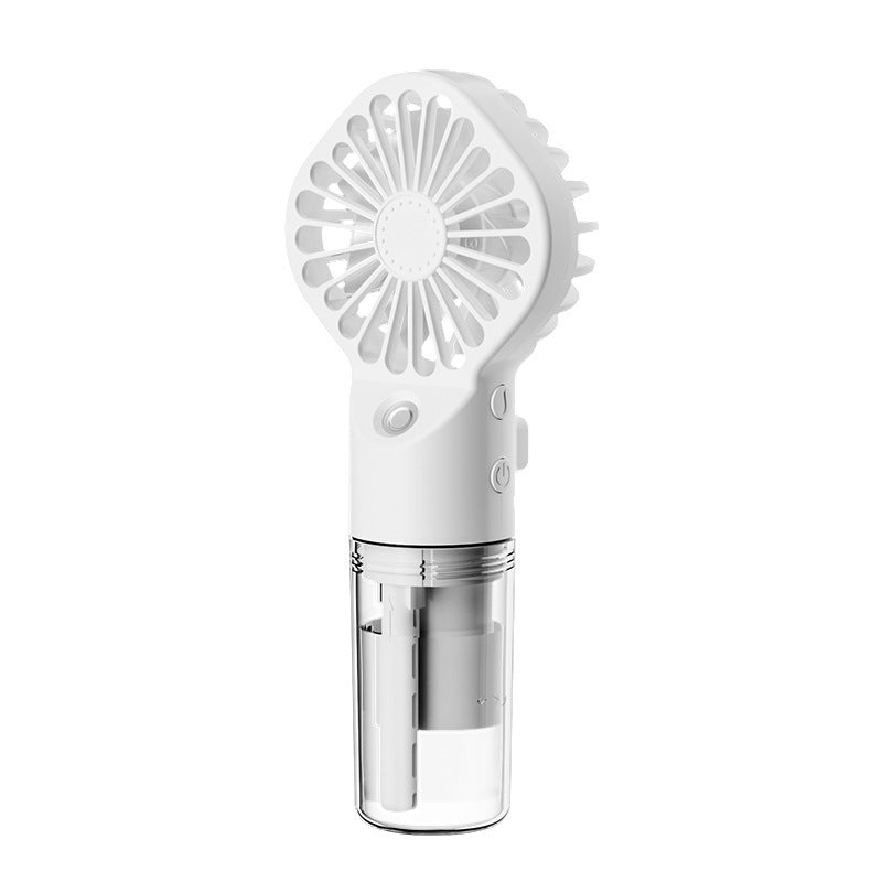 Ventilateur portatif à pulvérisation d'eau à 4 vitesses, ventilateur de refroidissement d'été, chargement USB, fournitures d'été, mini ventilateur d'extérieur