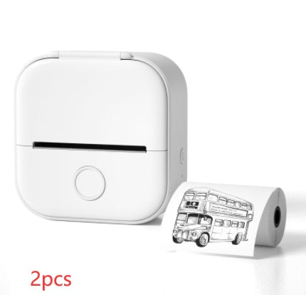 Imprimante thermique portable mini pour étiquettes, imprimante photo domestique, imprimante pour étudiants, imprimante de questions erronées, imprimante d'étiquettes mini compatible Bluetooth, étiquettes de prix.
