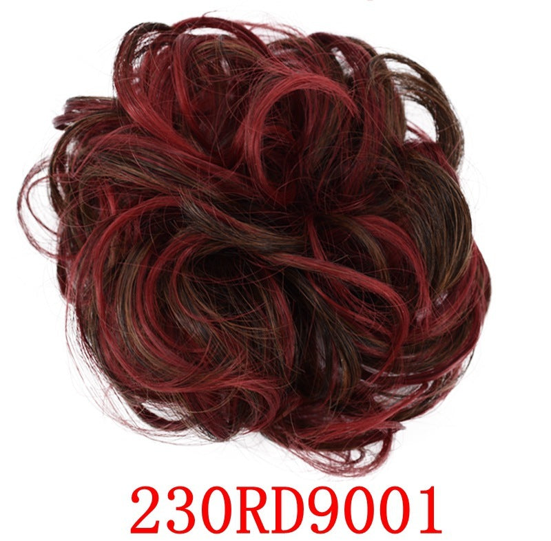 Anneau pour cheveux en forme de bourgeon en caoutchouc