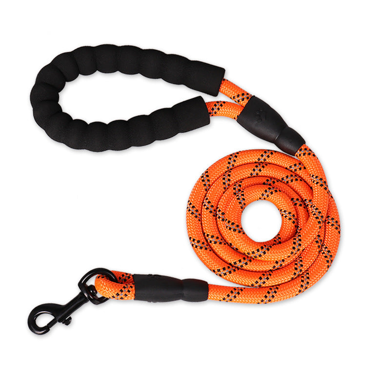 Laisse réfléchissante en nylon pour chien, corde pour chien de petite, moyenne et grande taille, pour la marche et l'entraînement, fournitures pour animaux de compagnie.