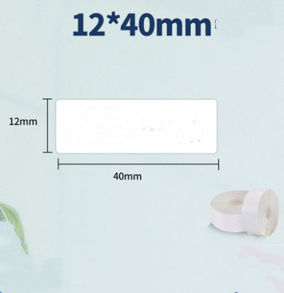 Papier thermique pour étiquettes de couleur pure