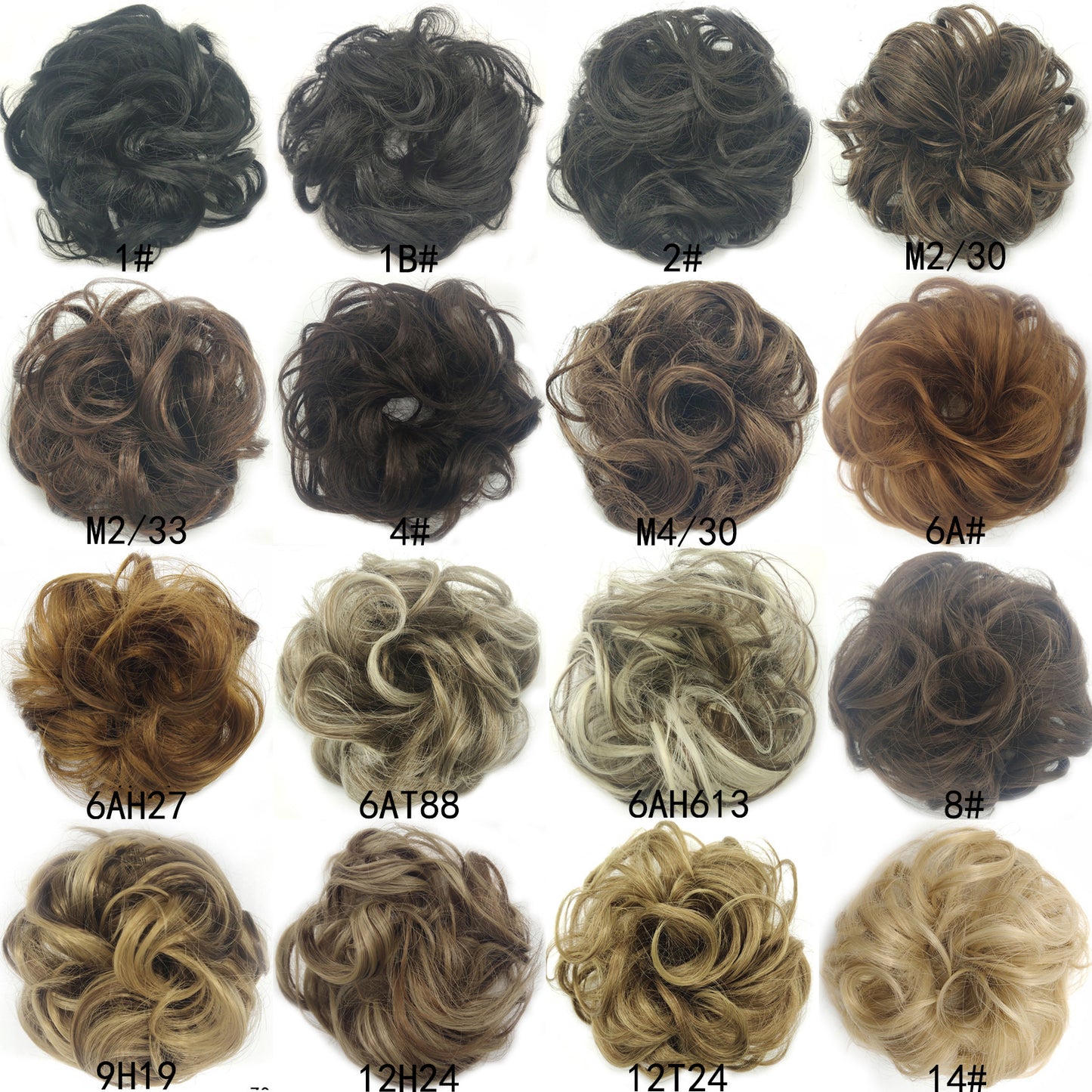 Chignon synthétique ondulé et bouclé pour femme, nouveau design tendance