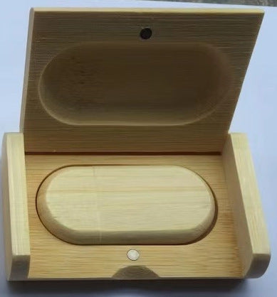 Coffret cadeau clé USB en bois érable bambou créatif