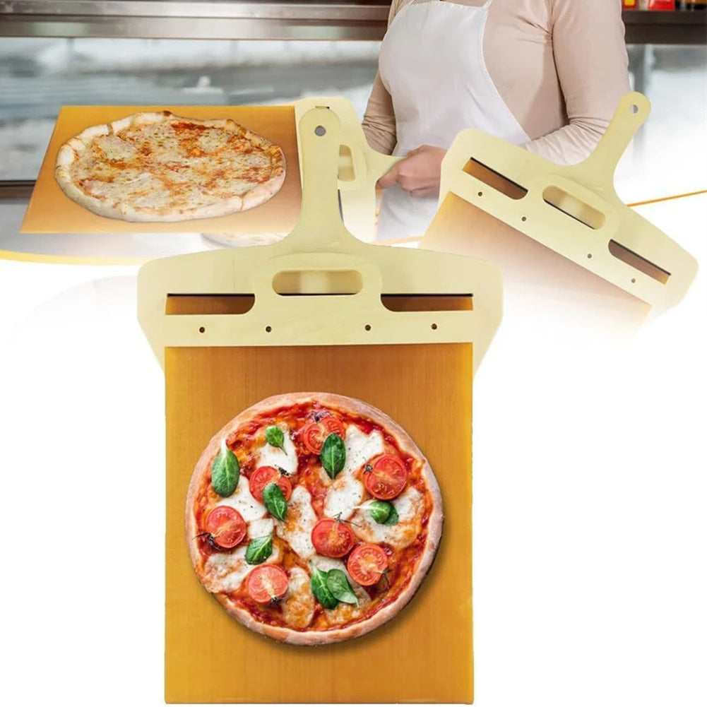 Gadgets de cuisine Pelle à pizza coulissante Planche à découper lisse antiadhésive Planche de transfert de rangement Outil de cuisson de cuisine