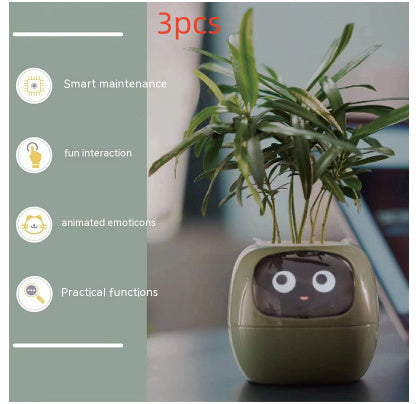 Planificateur Intelligent Amusement Inépuisable Plus de 49 Expressions Riches 7 Capteurs Intelligents et Puces AI Facilitent et Rendent Agréable la Culture des Plantes