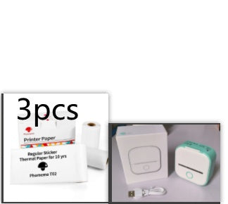 Imprimante thermique portable mini pour étiquettes, imprimante photo domestique, imprimante pour étudiants, imprimante de questions erronées, imprimante d'étiquettes mini compatible Bluetooth, étiquettes de prix.