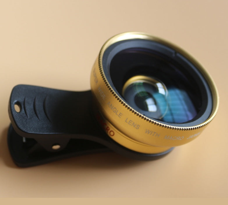 Kit d'objectif pour téléphone 0,45x super grand angle et objectif macro super 12,5x HD.