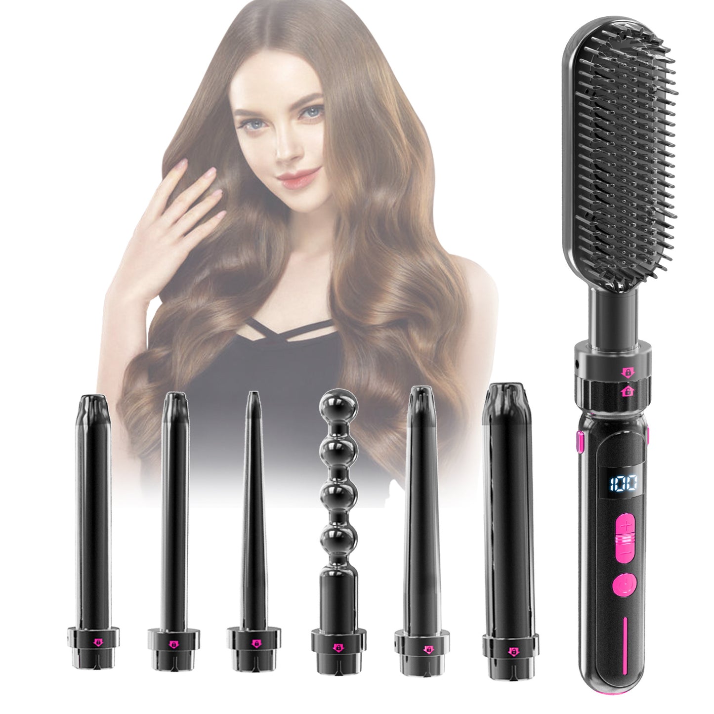 Sécurité contre les brûlures Facile à utiliser Bâtons pour cheveux bouclés