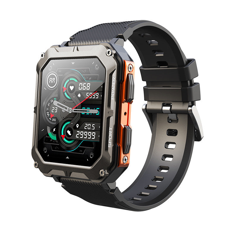 Montre connectée Bluetooth Talk pour l'extérieur, trois modes de sport anti-poussière, compteur de pas étanche