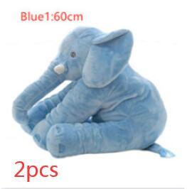 Coussin en peluche éléphant pour le confort et le sommeil des bébés.