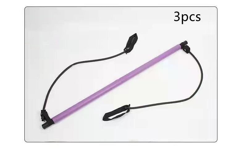 Bâton d'étirement Pilates Yoga Home Stretch Training Puller Bâton de fitness multifonctionnel