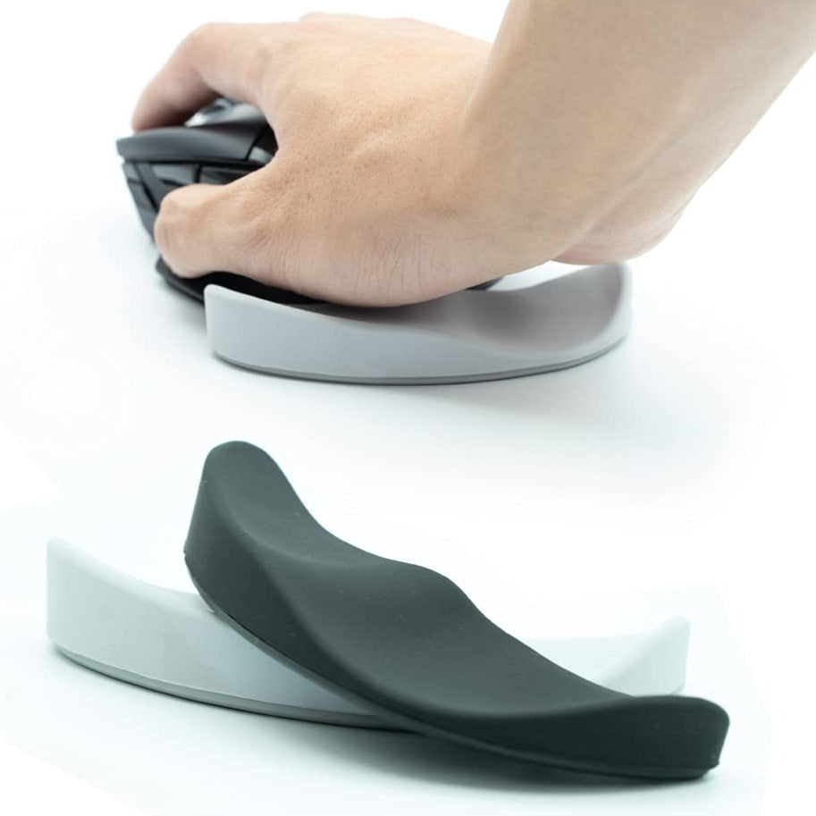 Repose-poignet ergonomique pour souris, tapis de souris en gel silicone antidérapant, support de repose-poignet en forme de flux, tapis de souris pour ordinateur, accessoires pour PC de bureau et de jeu.