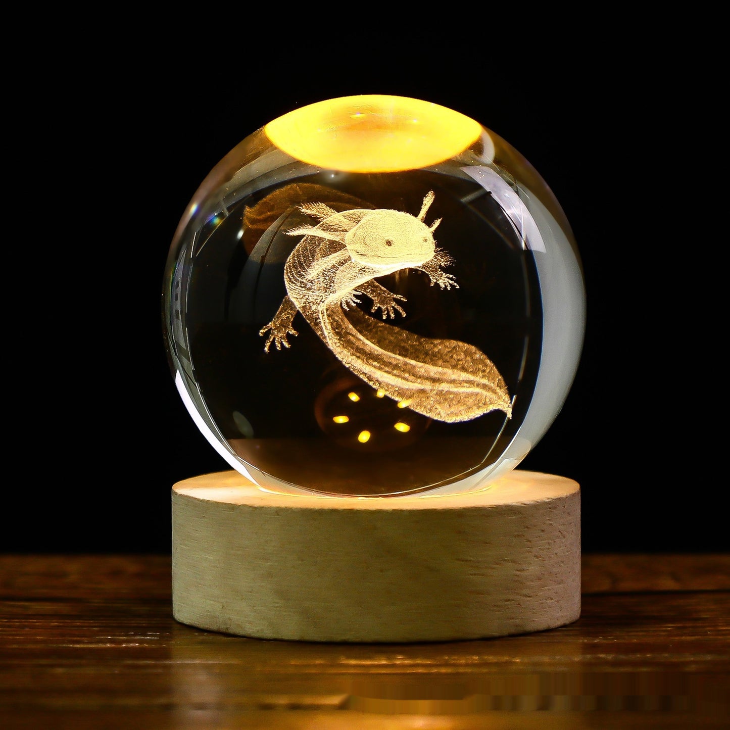 Ciel étoilé lumineux et planètes, lune, boule de cristal, petite lampe de nuit, projection d'ambiance, lumière, cadeau créatif, nouveau cadeau étrange.