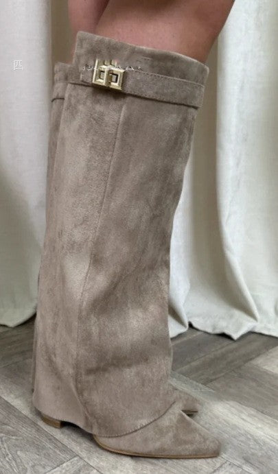 Pantalon de verrouillage Bottes de chevalier Bottes mi-mollet