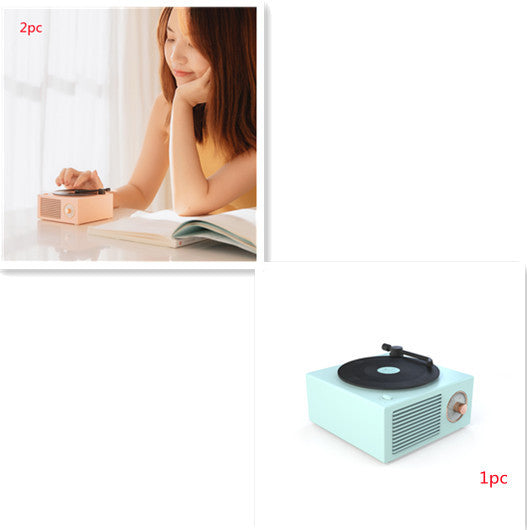 Mini haut-parleur rétro portable sans fil compatible Bluetooth