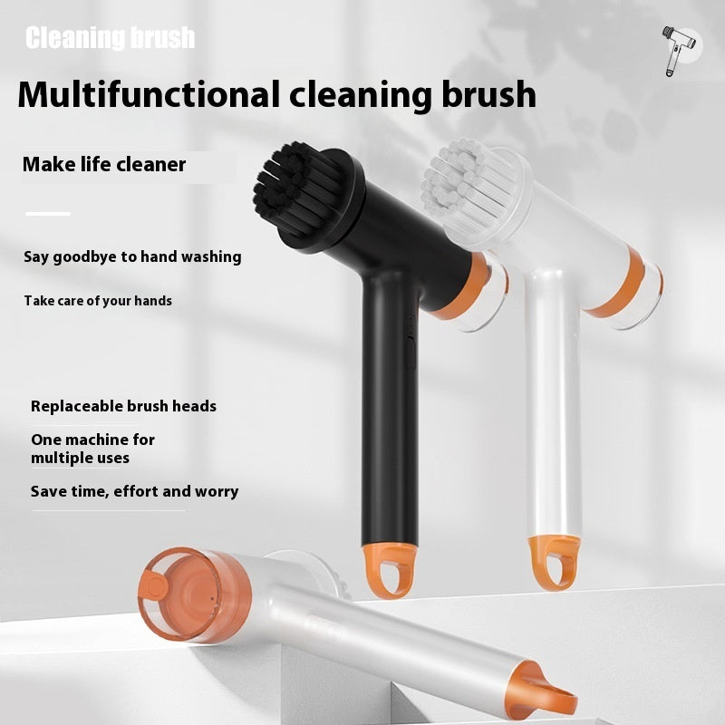 Brosse de nettoyage électrique sans fil multifonctionnelle Tête de brosse multiple Brosse de sol de cuisine