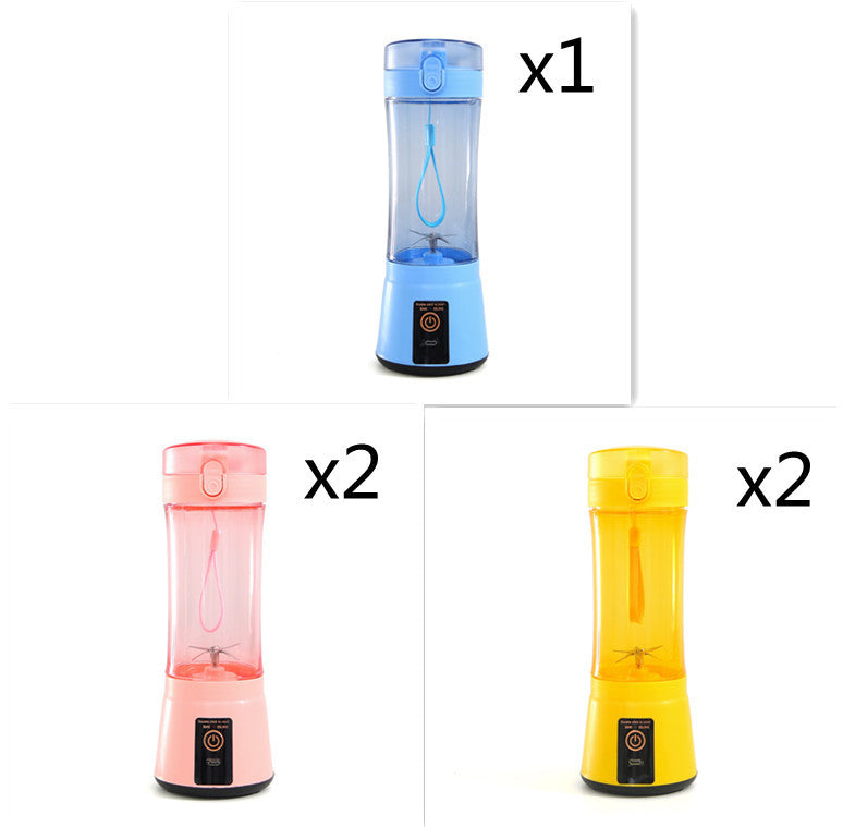 Extracteur de jus de fruits électrique portable sans fil, mixeur mini rechargeable par USB, machine à smoothie multifonction pour l'été, fournitures de cuisine.