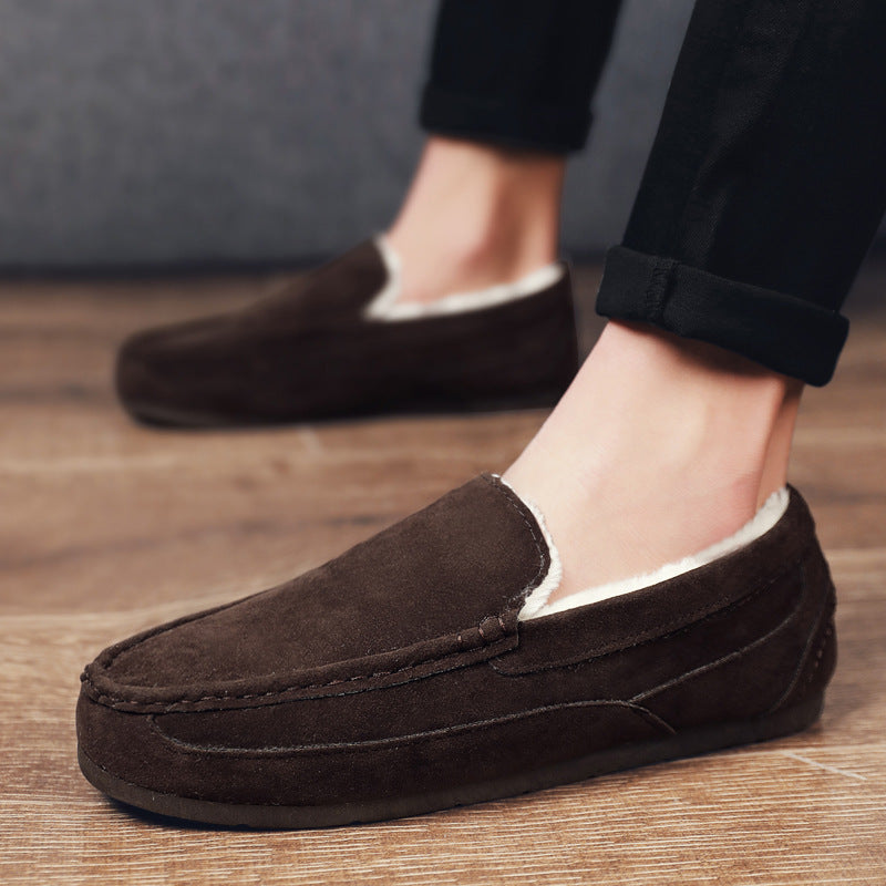 Chaussettes de jambe courtes pour hommes et chaussures décontractées.
