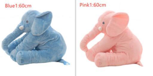 Coussin en peluche éléphant pour le confort et le sommeil des bébés.