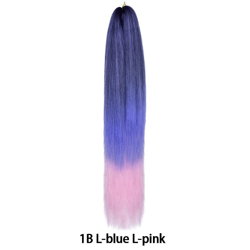 Kani Karen Silk Fibre chimique Perruque Tresse Extension de cheveux tressés Bloc de traction Grande tresse