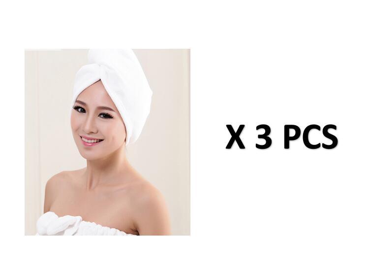 Bonnet de sèche-cheveux pour femme, serviette absorbante pour cheveux secs