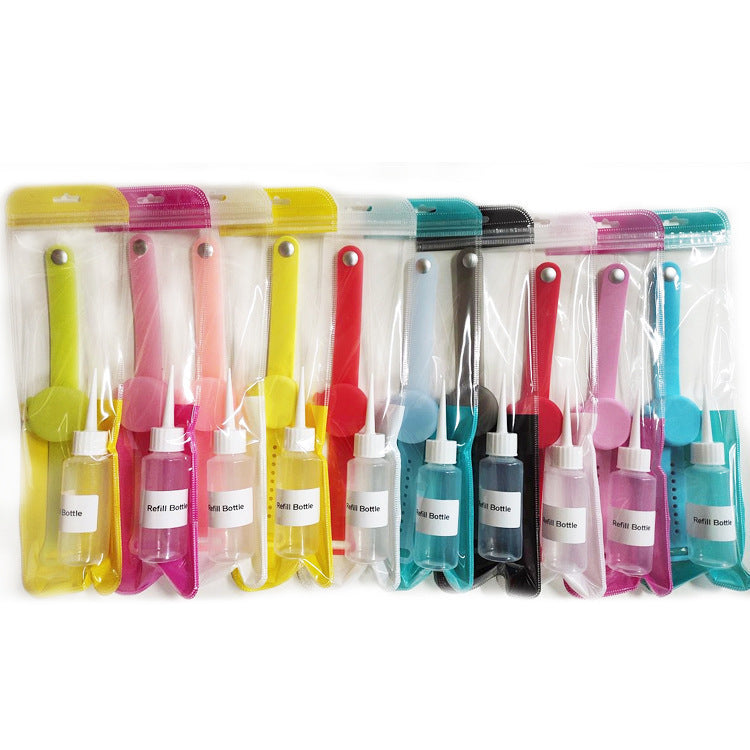 Bracelet désinfectant pour les mains en silicone pour l'extérieur
