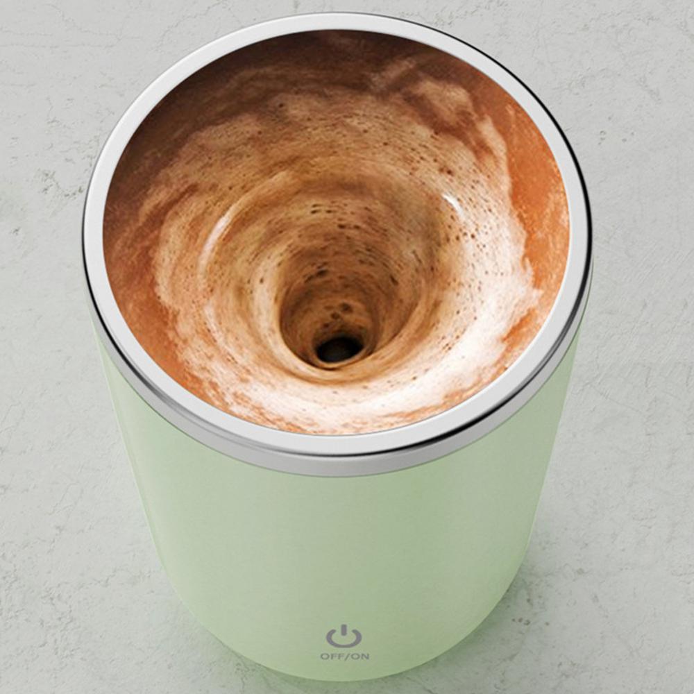 Tasse automatique de mélange auto-mélangeante de 350 ml, tasse électrique en acier inoxydable pour café, lait, jus, tasse de mélange, tasse tournante paresseuse, tasse à mélange magnétique, gadgets de cuisine.
