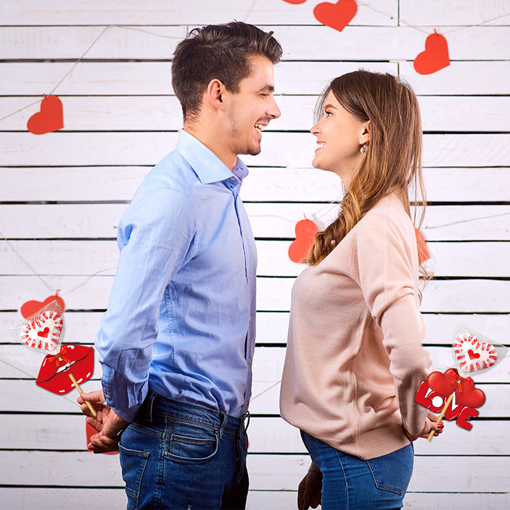 Décoration de la Saint-Valentin Support de carte d'amour Cadeau Fournitures de fête