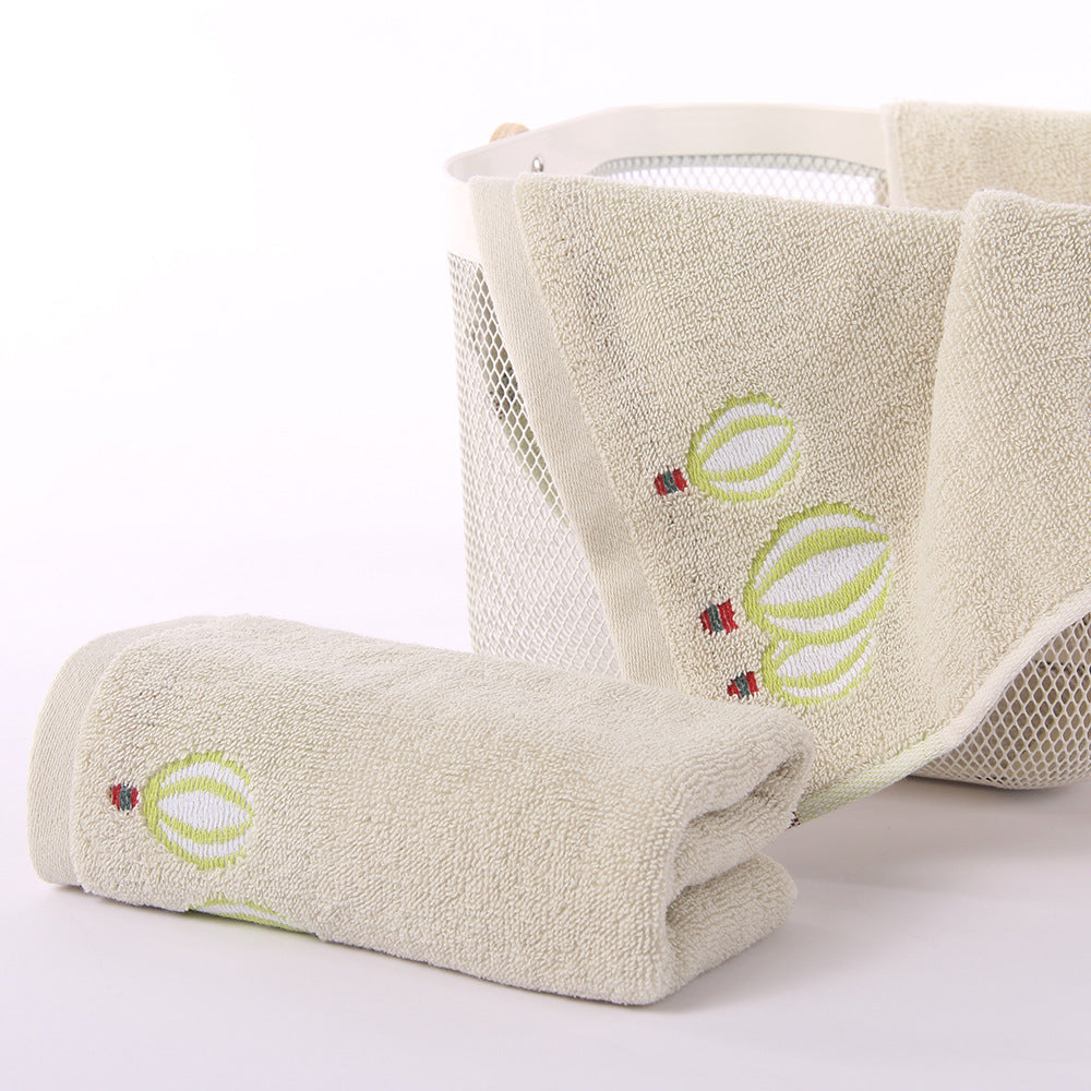 Serviette absorbante en coton épais avec cadeau pour les mains