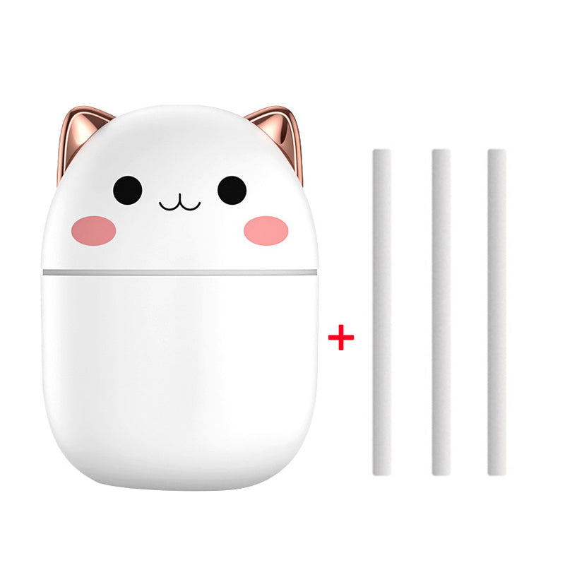 Humidificateur d'aromathérapie silencieux USB avec lumière ambiante