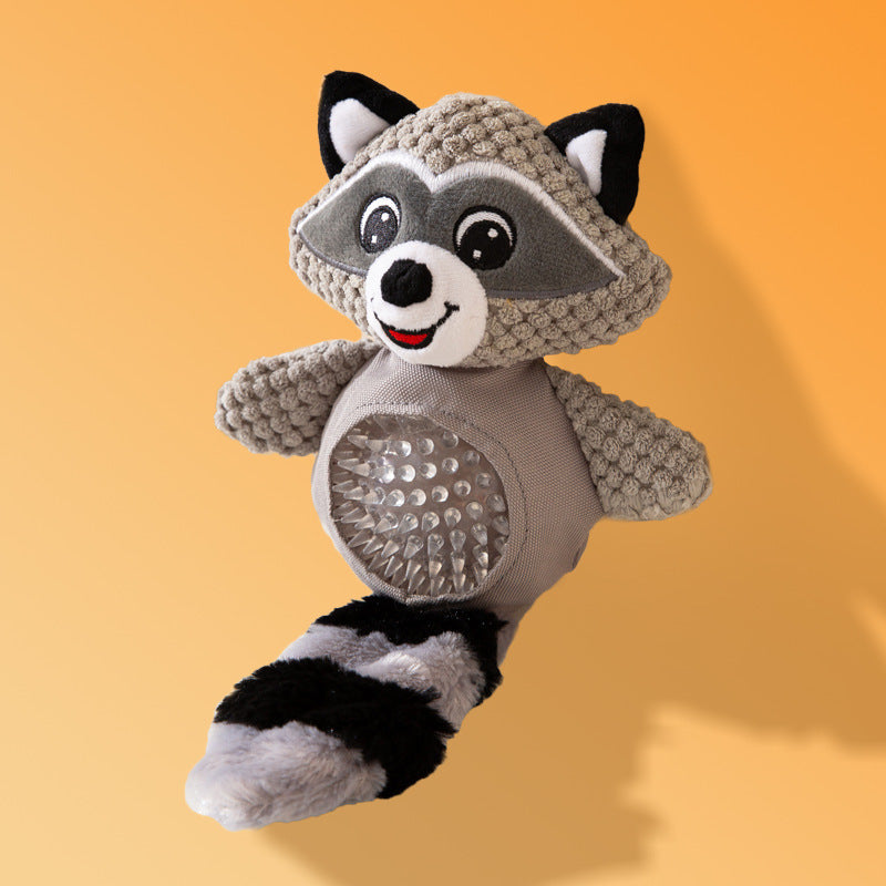 Jouet en peluche sonore pour chien avec des molaires soulageant l'ennui, produits pour animaux de compagnie.