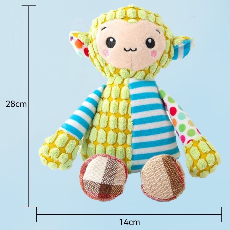 Jouet en peluche sonore pour chien avec des molaires soulageant l'ennui, produits pour animaux de compagnie.