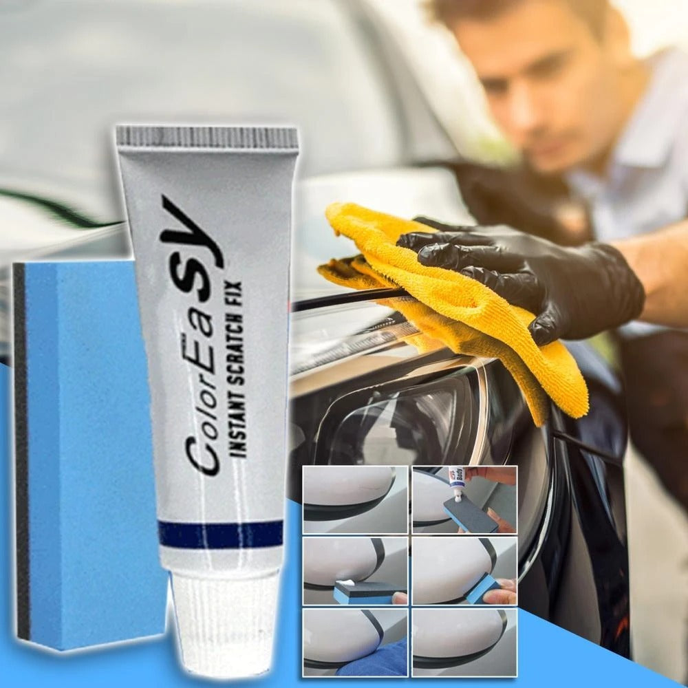 Produit de réparation de rayures de voiture, cire pour enlever les rayures de voiture.