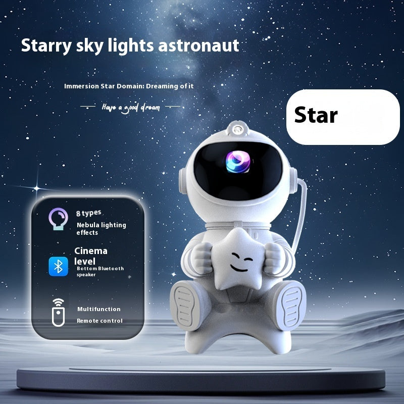 Lampe de projection d'astronaute Bluetooth Audio XINGX Rocket Spaceman.
