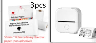 Imprimante thermique portable mini pour étiquettes, imprimante photo domestique, imprimante pour étudiants, imprimante de questions erronées, imprimante d'étiquettes mini compatible Bluetooth, étiquettes de prix.