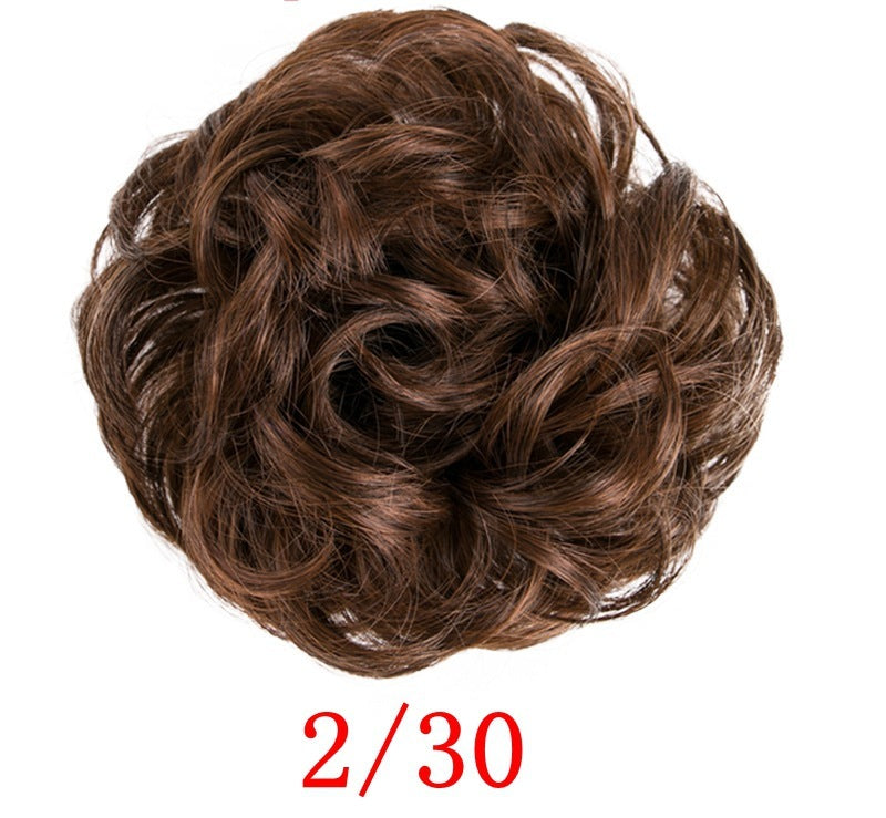 Anneau pour cheveux en forme de bourgeon en caoutchouc
