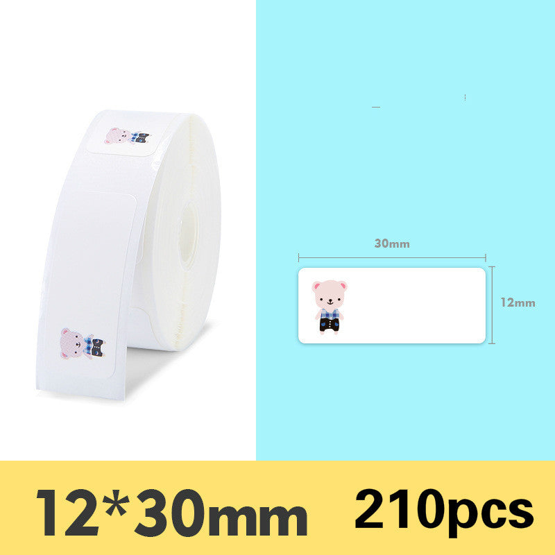 Papier thermique pour étiquettes de couleur pure