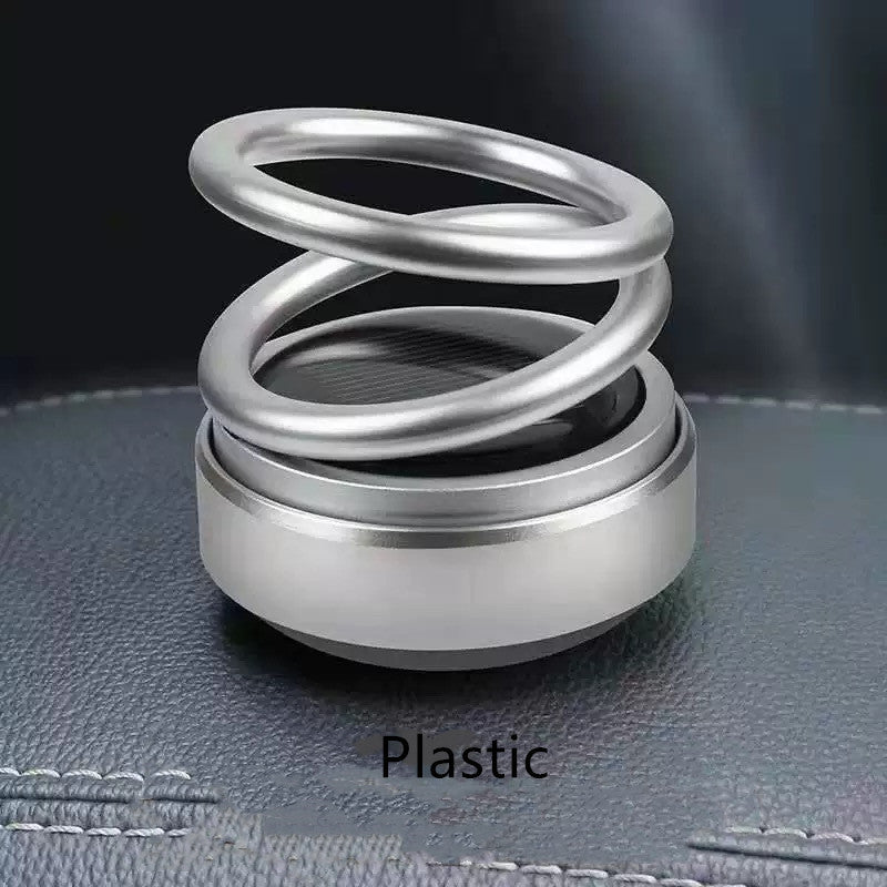 Parfum de désodorisant d'air pour voiture à rotation solaire