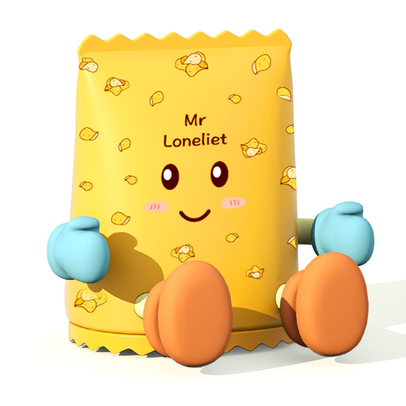 Petite lampe de nuit en forme de chips de pomme de terre pour chambre à coucher, capteur de protection des yeux, décoration d'intérieur