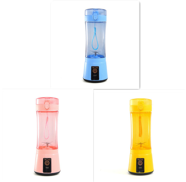 Extracteur de jus de fruits électrique portable sans fil, mixeur mini rechargeable par USB, machine à smoothie multifonction pour l'été, fournitures de cuisine.