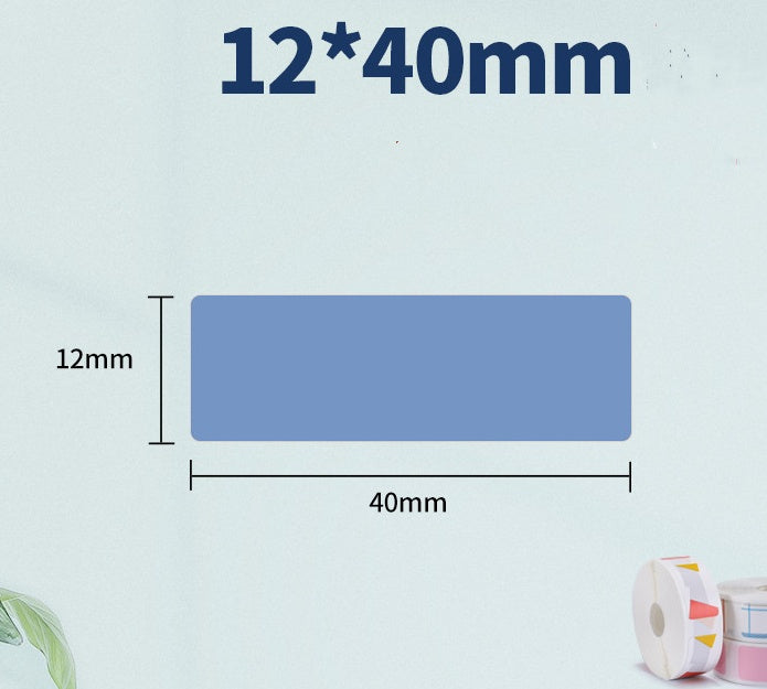 Papier thermique pour étiquettes de couleur pure