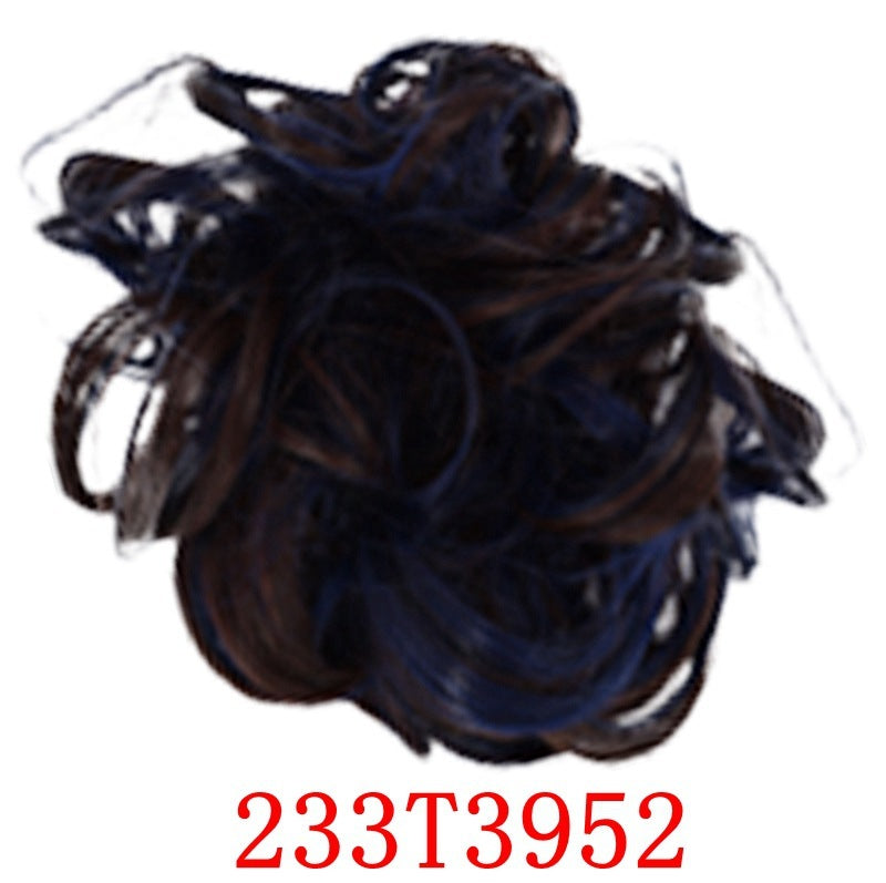 Anneau pour cheveux en forme de bourgeon en caoutchouc